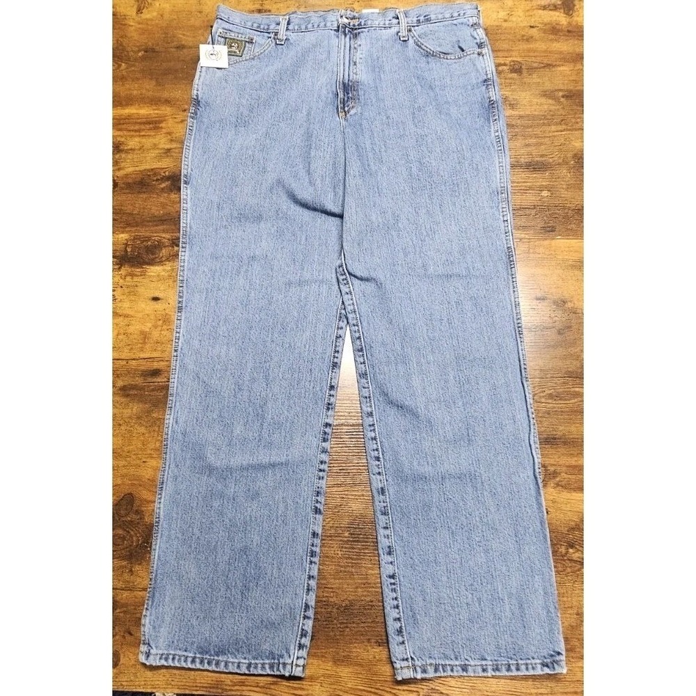 Cinch Jeans Mens 40x34 Green Label Relaxed Fit Tapered Original Rise Med Wash